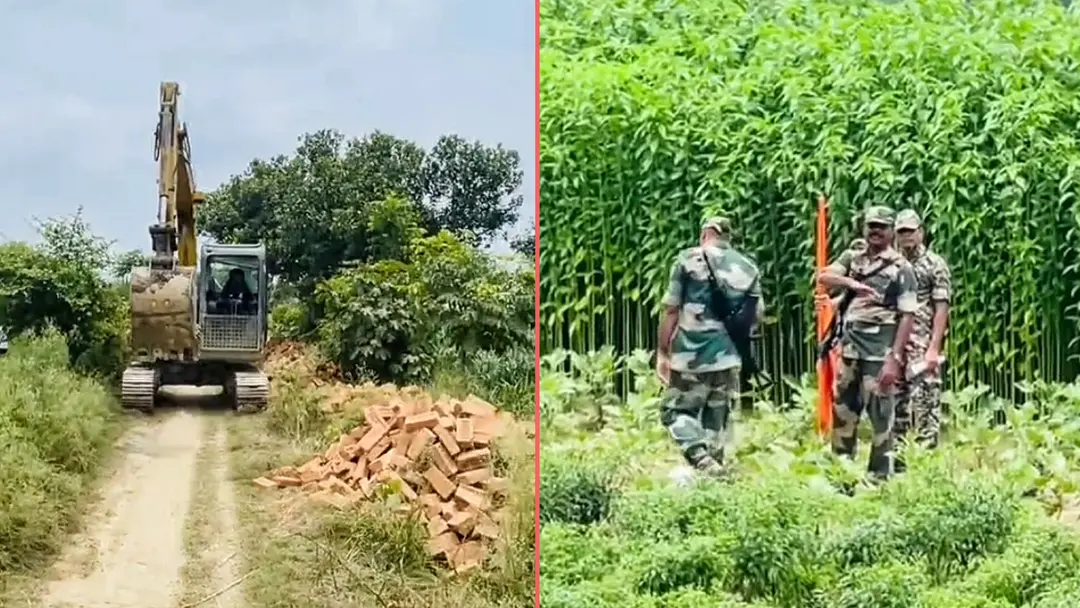 মেহেরপুর সীমান্তে রাস্তা নির্মাণে বিএসএফের বাধা