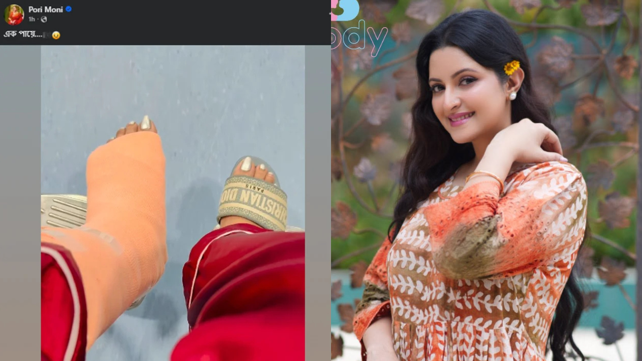 হুইলচেয়ারে পরীমণি, হঠাৎ কী হলো নায়িকার?