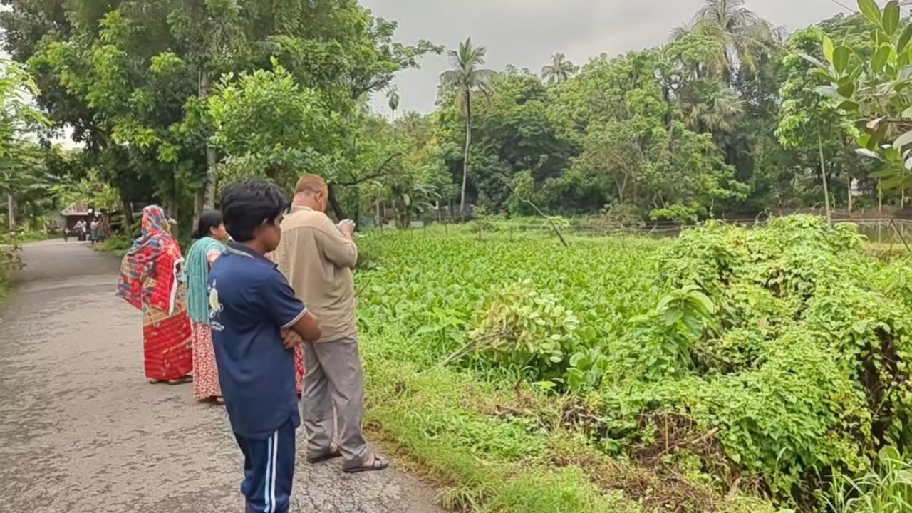 খালে পড়ে বৃদ্ধার মৃত্যু