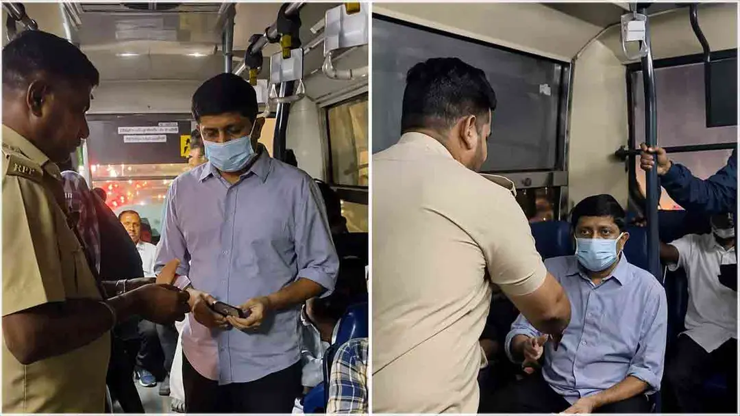 ভাঙতি না থাকায় মন্ত্রীকে নামিয়ে দিলেন বাসের কন্টাক্টর