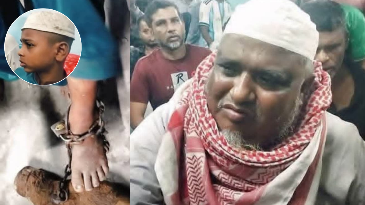 খুলনায় মাদ্রাসা শিক্ষার্থীর পায়ে শিকল বেঁধে নির্যাতন, শিক্ষক গ্রেপ্তার