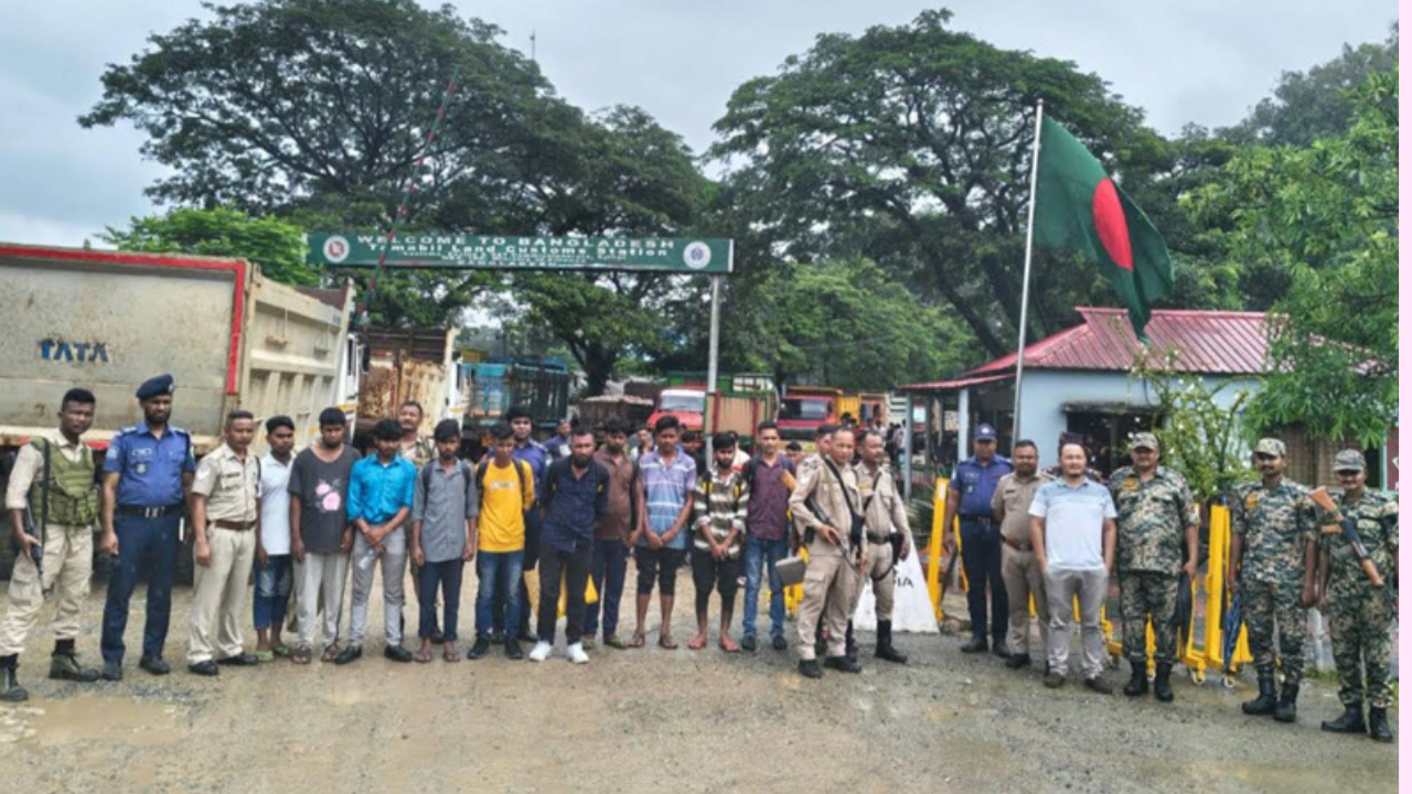 তামাবিল দিয়ে ১০ বাংলাদেশিকে ফেরত পাঠাল ভারত