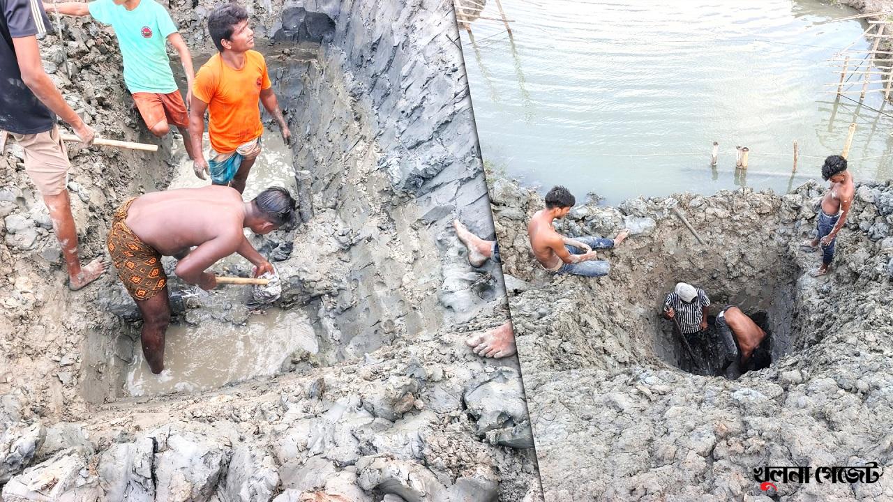 নড়েচড়ে বসল পাউবো, শুরু হলো বাঁধের পাইপ অপসারণ
