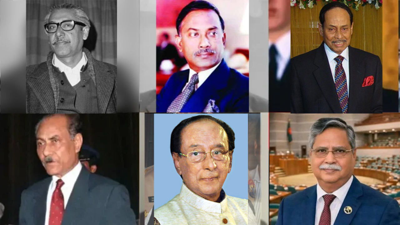 স্বাধীনতার ৫৫ বছরে ১৮ রাষ্ট্রপতি: কে, কতদিন দায়িত্বে ছিলেন