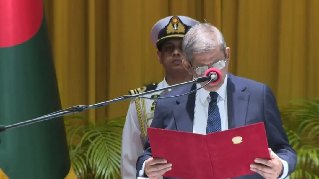 রাষ্ট্রপতির শপথ নিচ্ছেন মির্জা ফখরুল, পরে মন্ত্রী-প্রতিমন্ত্রীদের শপথ