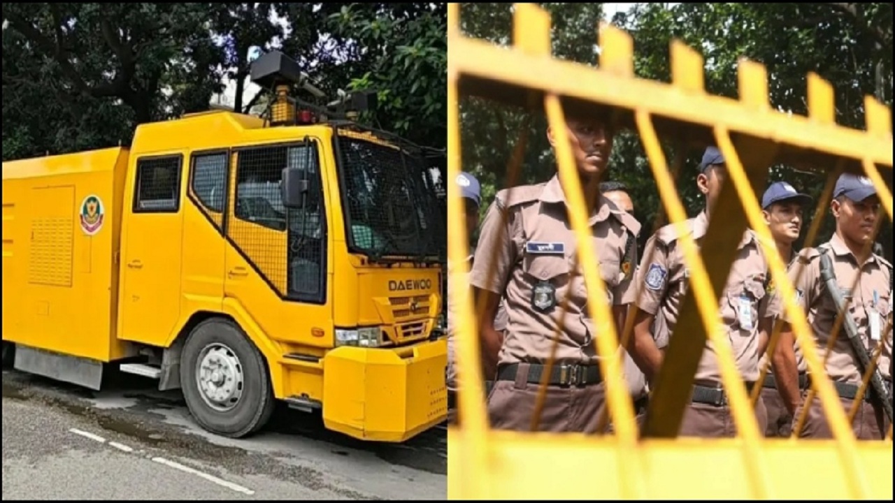 ১৫ আগস্টে ধানমন্ডি ৩২ ঘিরে কঠোর নিরাপত্তা, প্রস্তুত জলকামান