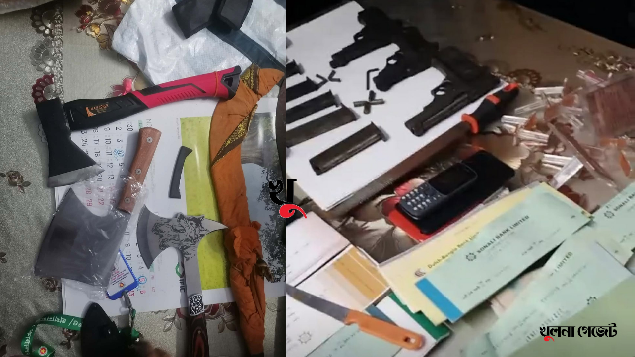 নগরীতে বিদেশি পিস্তল ও গুলি উদ্ধার, পুলিশ হেফাজতে ৩