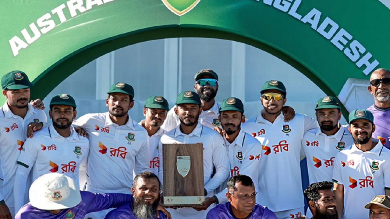 টেস্ট র‌্যাঙ্কিংয়ে ছয়ে উঠল বাংলাদেশ