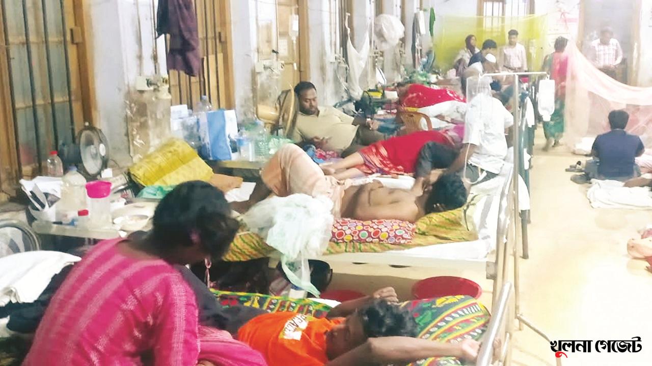 হাসপাতালে ডেঙ্গু রোগীদের দুর্ভোগ